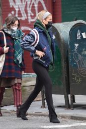 Paige Lorenze Street Style - New York 01/14/2021
