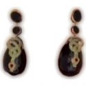 Schiaparelli Custom Snake Bauble Dangling Earrings