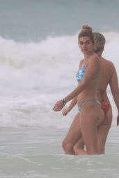 Shayna Taylor in a Bikini at a Beach in Tulum 01/14/2021