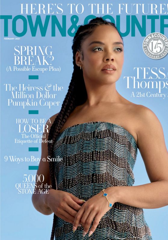 Tessa Thompson - Town and Country Magazine February 2021 Issue