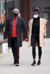 Yolanda Hadid With Her Boyfriend - New York City 01/11/2021