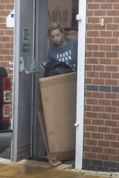 Zara Holland at Her Family Business in Hull 01/13/2021