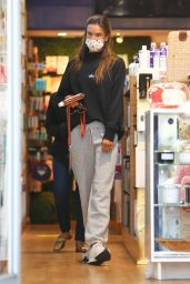 Alessandra Ambrosio - Shopping at Brentwood Beauty Center and Bristol Farms 02/22/2021