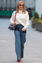 Amanda Holden in Cute Street Outfit - London 02/25/2021