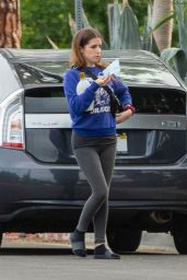 Anna Kendrick in Casual Outfit - Los Angeles 02/11/2021