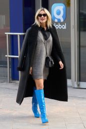 Ashley Roberts in an Outfit by Nasty Gal and Boots by Ego 02/12/2021