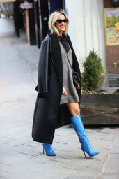 Ashley Roberts in an Outfit by Nasty Gal and Boots by Ego 02/12/2021