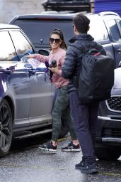 Becky Vardy - Heads to "Dancing On Ice" Training Session in Nottingham 02/17/2021