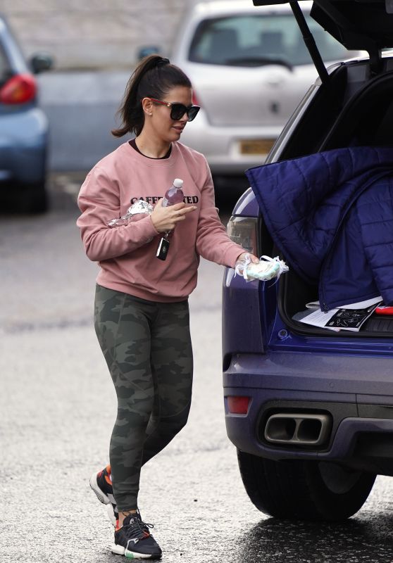 Becky Vardy Heads To Dancing On Ice Training Session In Nottingham 
