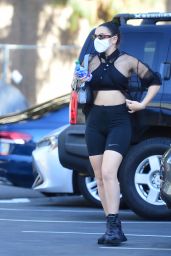Charli XCX at 3rd St Dance Studio in LA 02/26/2021