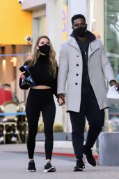 Chrishell Stause and Keo Motsepe - Out in West Hollywood 02/18/2021