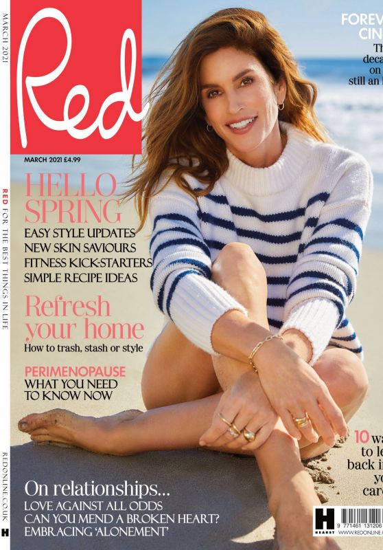 Cindy Crawford - Red Magazine UK March 2021 Issue