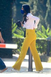 Eiza Gonzalez Arriving for a Meeting at DreamWorks Studios in LA 02/08/2021