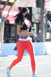 Eiza Gonzalez in Sports Bra and Leggings - West Hollywood 02/02/2021