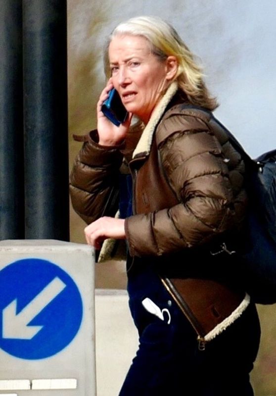 Emma Thompson in Casual Outfit - London 02/24/2021