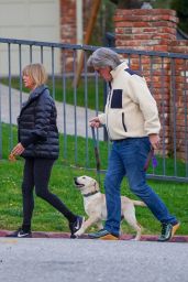 Goldie Hawn and Kurt Russell in Their Brentwood Neighborhood 02/15/2021