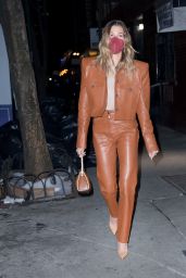 Hailey Rhode Bieber Night Out Style - Carbone Restaurant in NYC 02/22/2021