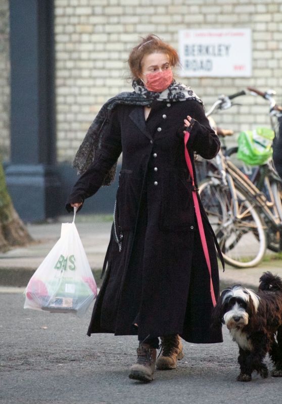 Helena Bonham Carter - Running Errands in London 02/21/2021