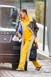 Irina Shayk in Comfy Outfit - New York 02/26/2021