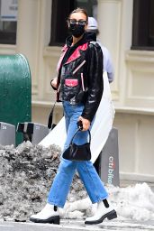 Irina Shayk Looks Stylish - New York 02/16/2021