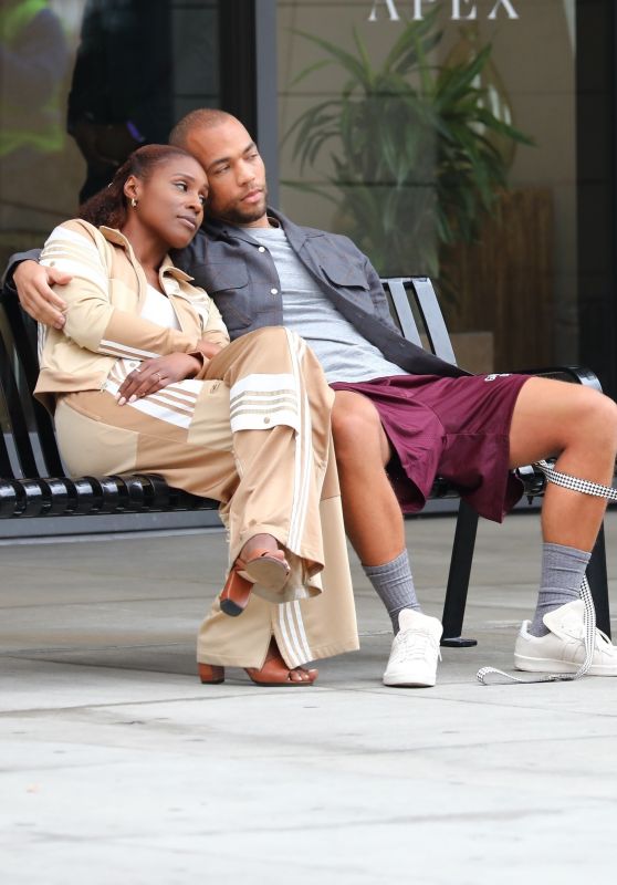 Issa Rae and Kendrick Sampson - "Insecure" Set in Los Angeles 02/10/2021