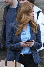 Joanna Garcia - "As Luck Would Have It" Filming Set in Dublin 02/18/2021