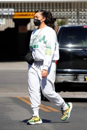 Jordyn Woods in Comfy Outfit in Los Angeles 02/24/2021