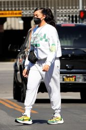 Jordyn Woods in Comfy Outfit in Los Angeles 02/24/2021