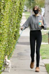 Kaia Gerber in Workout Gear - Los Angeles 02/13/2021