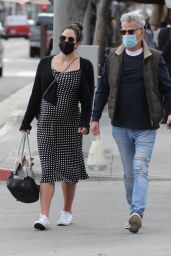 Katharine McPhee and David at Il Pastaio in Beverly Hills 02/15/2021