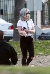 Kelly Osbourne at the Park in Los Angeles 02/21/2021