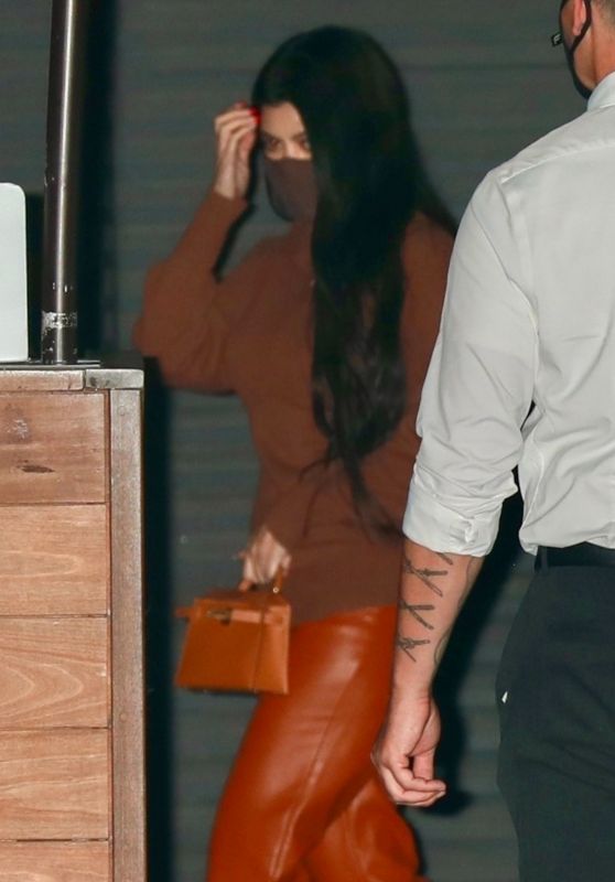 Kourtney Kardashian at Nobu in Malibu 02/22/2021