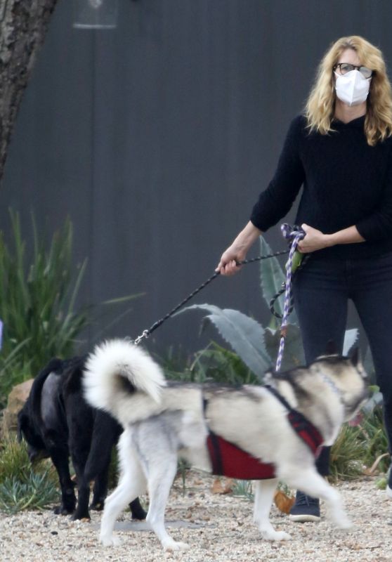 Laura Dern - Takes Her Dogs For a Walk in LA 02/10/2021