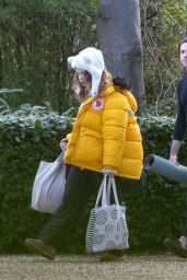 Lily James - Out in Suffolk 02/11/2021