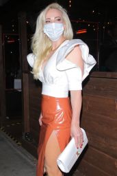 Louise Linton at Celebrity Hotspot Craigs in West Hollywood 02/11/2021