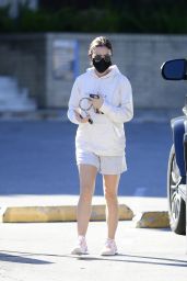 Lucy Hale at Alfreds Cafe in Studio City 02/05/2021