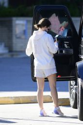 Lucy Hale at Alfreds Cafe in Studio City 02/05/2021