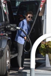 Lucy Hale at the Gas Station in Studio City 02/10/2021
