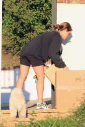 Lucy Hale - Gets Some Packages at Her Home in LA 02/24/2021