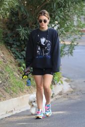 Lucy Hale - Gets Some Packages at Her Home in LA 02/24/2021