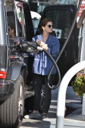 Lucy Hale - Getting Gas in Studio City 02/10/2021