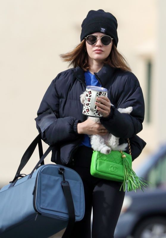 Lucy Hale - Going to the Gym in LA 02/15/2021