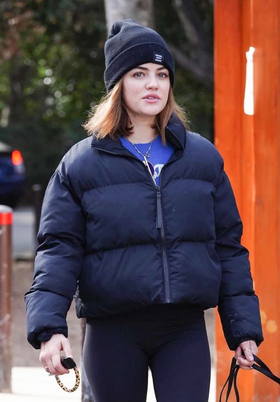 Lucy Hale - Hike at Fryman Canyon in LA 02/15/2021