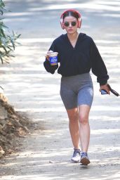 Lucy Hale - Hike in Los Angeles 02/08/2021