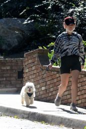 Lucy Hale - Hike in Studio City 02/20/2021
