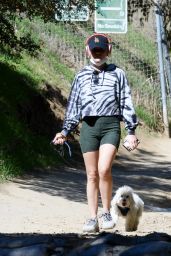 Lucy Hale - Hike in Studio City 02/20/2021