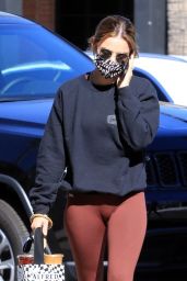 Lucy Hale in Casual Outfit Out in Los Angeles 02/18/2021