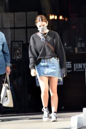 Lucy Hale - Shopping at Michaels in Studio City 02/05/2021