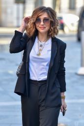 Myleene Klass in Black Trouser Suit - London 02/05/2021