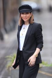 Myleene Klass Looks Chic in a Trouser Suit - London 02/17/2021